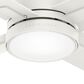 Hunter Axial 52" Ceiling Fan with LED in Fresh White, , large