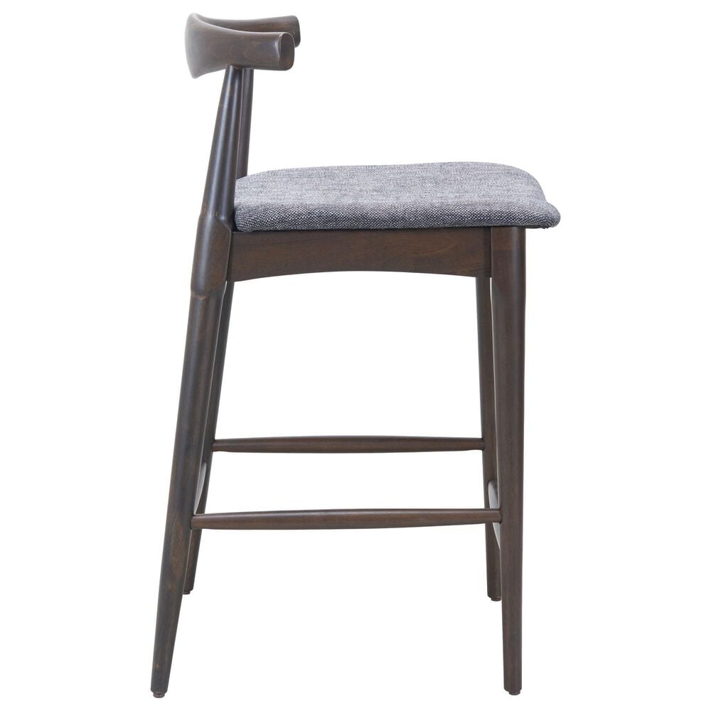 Zuo Modern Tuzka Bar Stool in Gray &amp; Espresso, , large