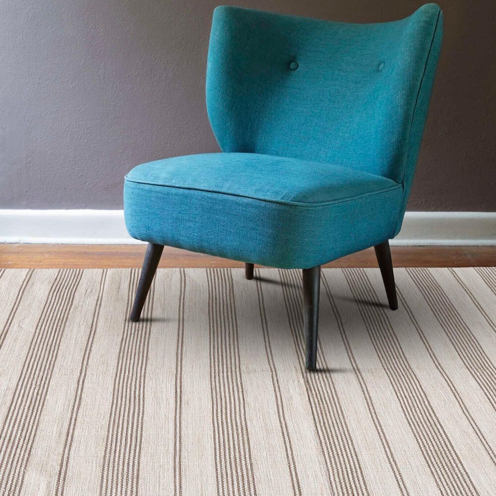 Feizy Duprine 4&#39; x 6&#39; Mushroom Area Rug, , large