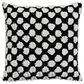 Hallmart Collectibles Flicker 20" Square Decorative Throw Pillow in Domino, , large