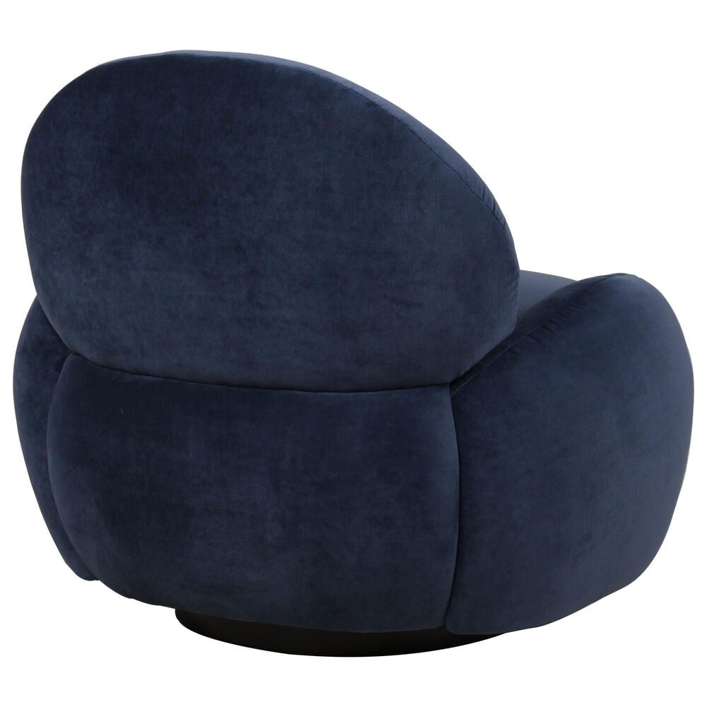 Bernhardt St Jean Swivel Chair in Blue, , large