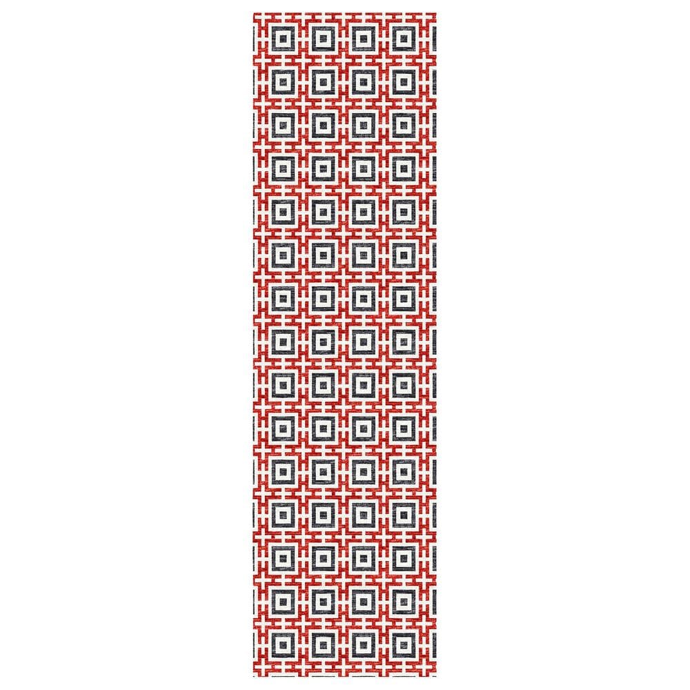 Dalyn Rug Company Marlo 2"3" x 10" Red Indoor/Outdoor Runner, , large