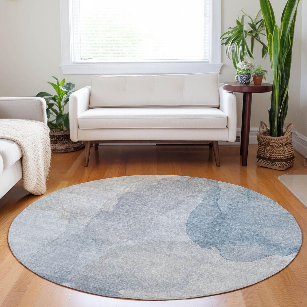 Dalyn Rug Company Ravenna RN12 8&#39; Round Sky Area Rug, , large