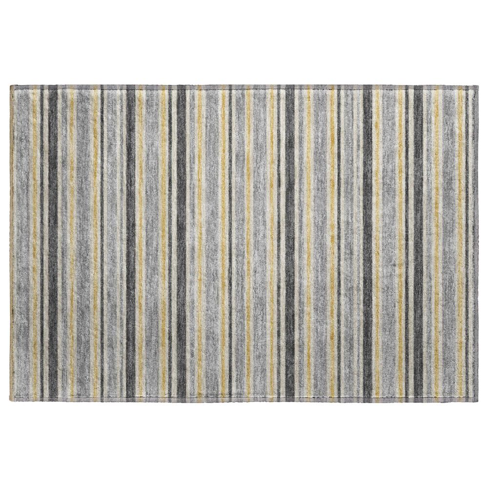 Dalyn Rug Company Soft Essentials Striped Granite 2"6" x 3"10" Indoor/Outdoor Area Rug, , large