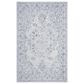 Safavieh Micro-Loop MLP504M 5" x 8" Light Blue and Ivory Area Rug, , large