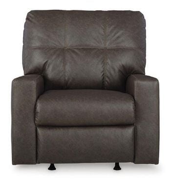 Ashley Barlin Mills Manual Recliner in Umber, , large
