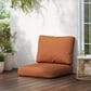 Hearth and Haven Noah2-Piece Outdoor Club Chair Cushion Set in Orange, , large
