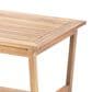 Hearth and Haven Panama 4-Piece Patio Conversation Set with Gray Cushion in Teak, , large