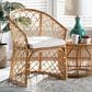 Baxton Studio Orchard Arm Chair in Natural Brown, , large