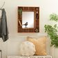 Maple and Jade 24" x 29" Wall Mirror in Brown, , large