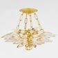 Troy Lighting Vittoria 4-Light Semi Flush Mount in Gold Leaf, , large