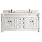 James Martin Vanities Brookfield 72" Double Bathroom Vanity in Bright White with 3 cm Eternal Marfil Quartz Top and Rectangle Sinks, , large