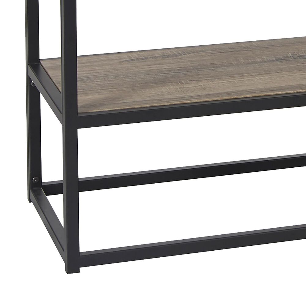 Ashley Wadeworth 65&quot; TV Stand in Weathered Wood and Black, , large