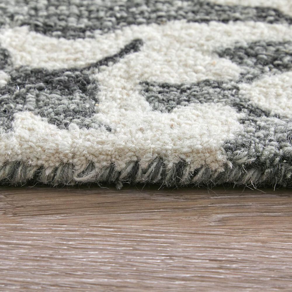 Feizy Belfort Charcoal 10&#39; x 14&#39; Area Rug, , large