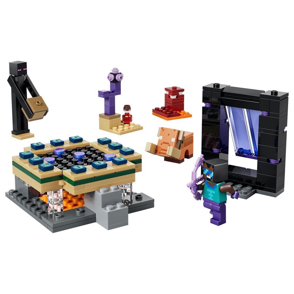 LEGO Minecraft Nether and End Portal Journey Building Set, , large