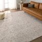 Jaipur Cirque Waverly 10"2" x 14" Pumice Stone, White Alyssum, Turbulence, Dull Gold and Cashew Area Rug, , large