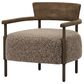 Amber Lewis x Four Hands Bennett Arm Chair in Taupe Shearling, , large