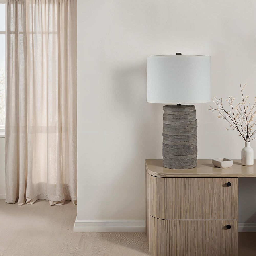 Renwil Whalen Table Lamp in Warm Charcoal Grey, , large
