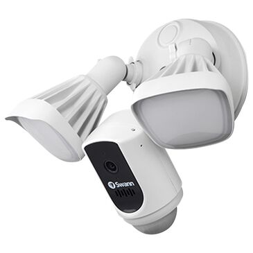 Swann Wi-Fi Floodlight Security Camera in White, , large