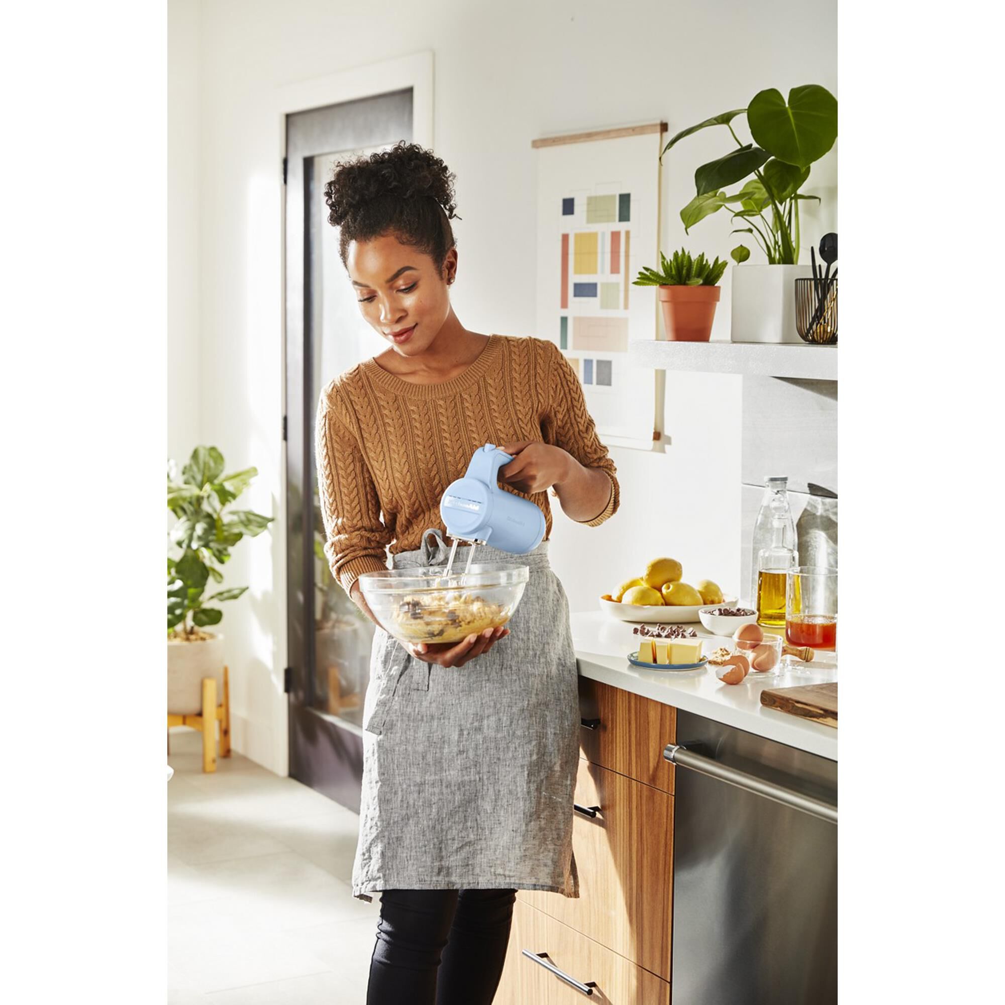 Blue hand mixer online