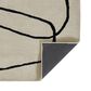 Momeni Simba Contemporary 5" x 8" Ivory Area Rug, , large