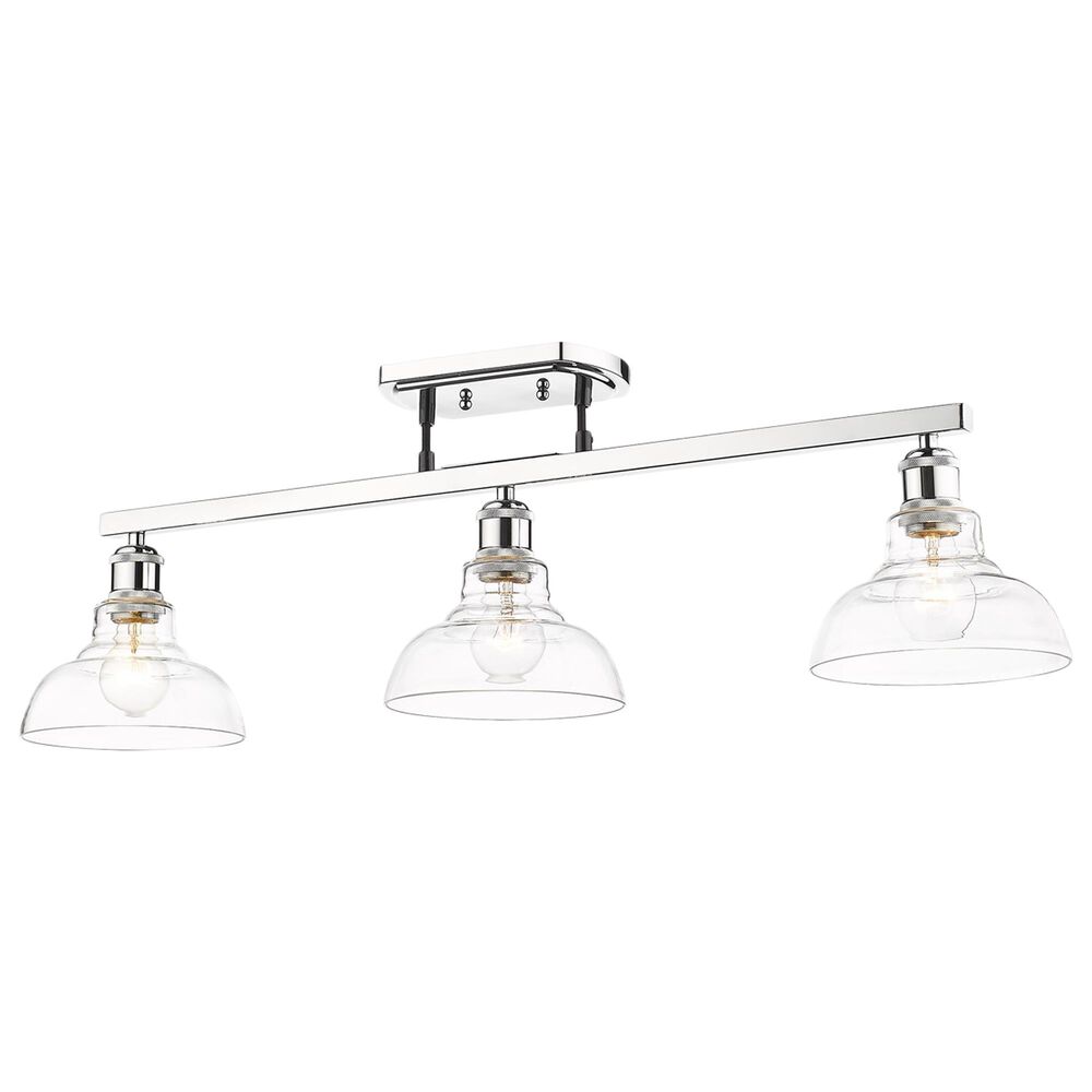 Golden Lighting Carver 3-Light Semi-Flush in Chrome, , large