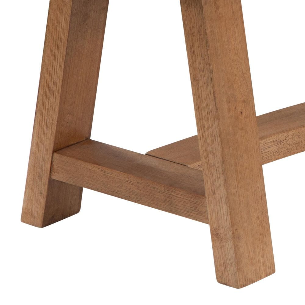 Forma &amp; Co Boho Curved Bench in Praire Oak, , large