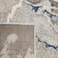 Safavieh Cyrus Shag 3" x 5" Blue and Beige Area Rug, , large