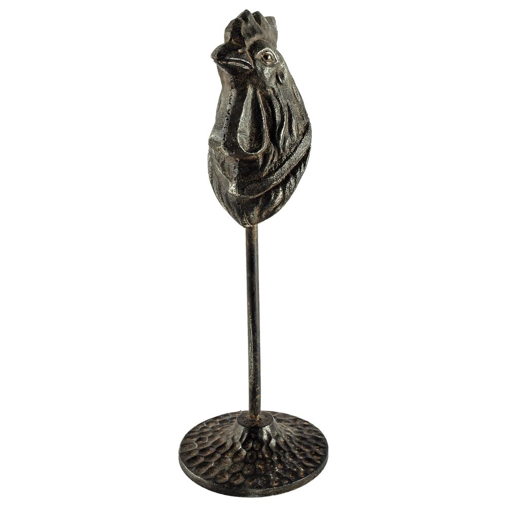 Mercana Petunia Rooster Sculpture, , large