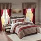 Hampton Park Delaney 24-Piece King Room in a Bag in Red, , large