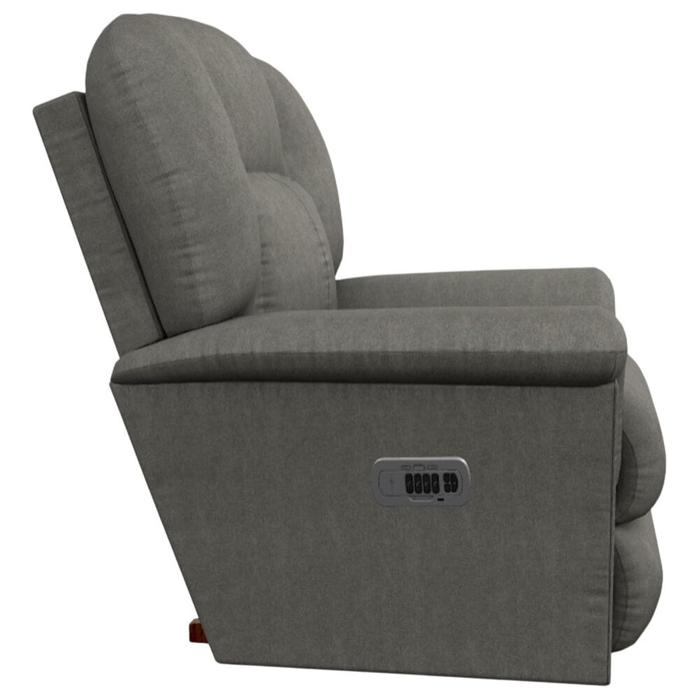 La-Z-Boy Jasper Power Rocking Recliner with Headrest and Lumbar in Flannel, , large