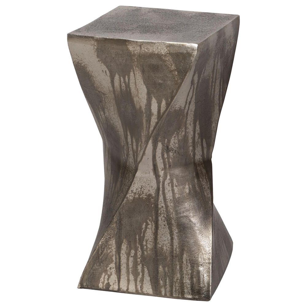 Uttermost Euphrates Accent Table in Textured Aluminum, , large