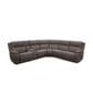 Oxford Furniture 6-Piece Leather Power Reclining Sectional in Madrid Beach, , large