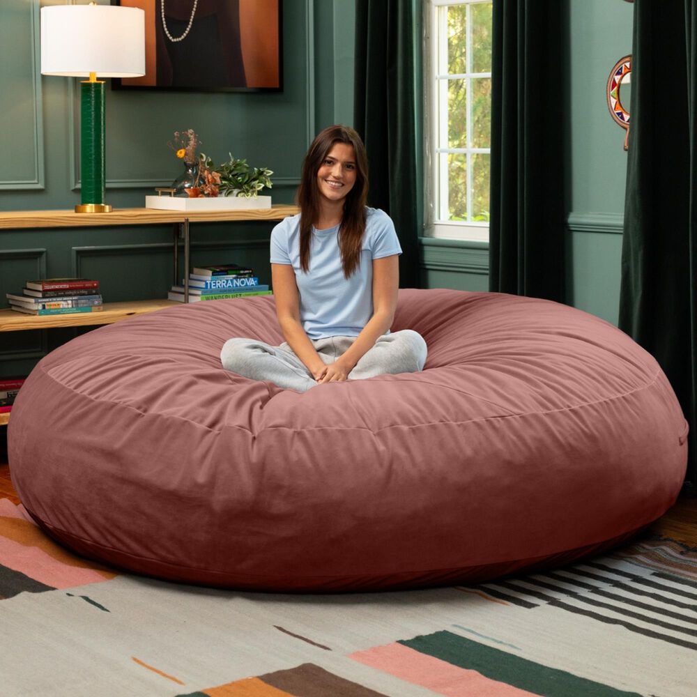Jaxx Cocoon XL 7&#39; Bean Bag Chair in Mauve, , large