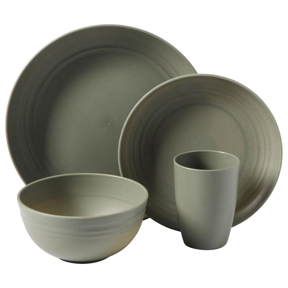 Gibson Overseas, Inc Carmel Haze 32-Piece Dinnerware Set, , large