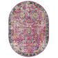 Surya Harput HAP-1013 6"7" x 9" Oval Garnet, Blue and Teal Area Rug, , large