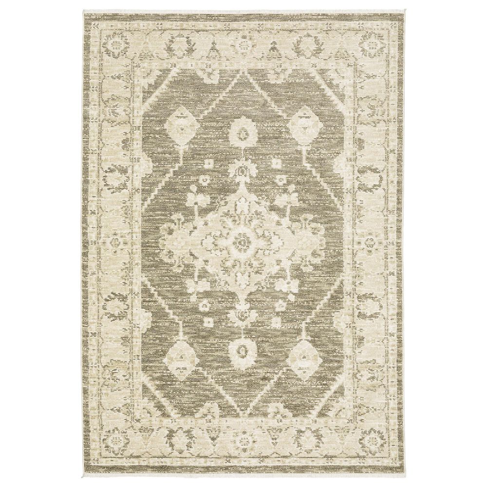Oriental Weavers Caroline CRL02 Brown 9"10" x 12"10" Area Rug, , large