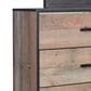 New Heritage Design Elk River 5-Piece King Bedroom Set in Rustic Brown and Black, , large