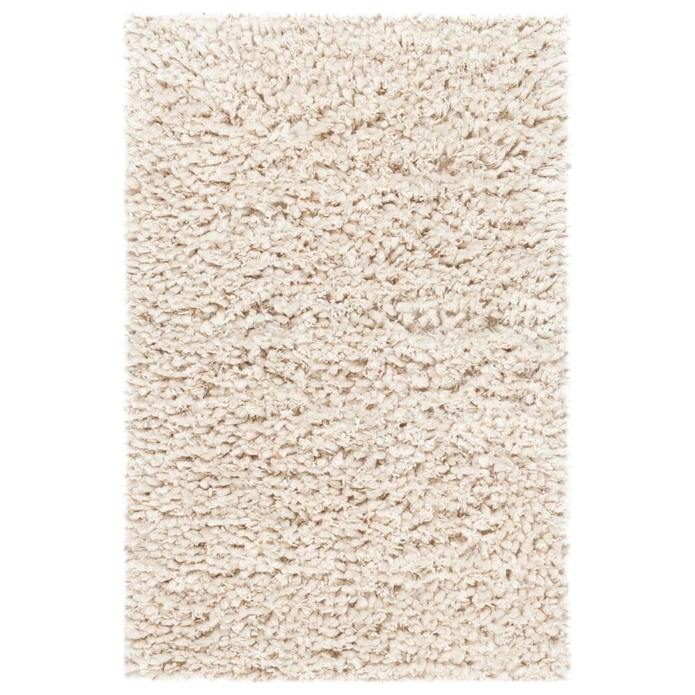 Safavieh Sheep Shag SSG212A 3" x 5" Ivory Area Rug, , large