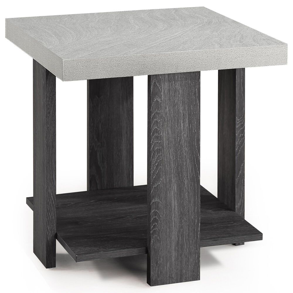 Crown Mark Boris 3-Piece Cocktail Table Set in Gray, , large