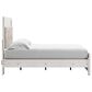 Ashley Altyra Full Panel Bed in White with LED Headboard, , large
