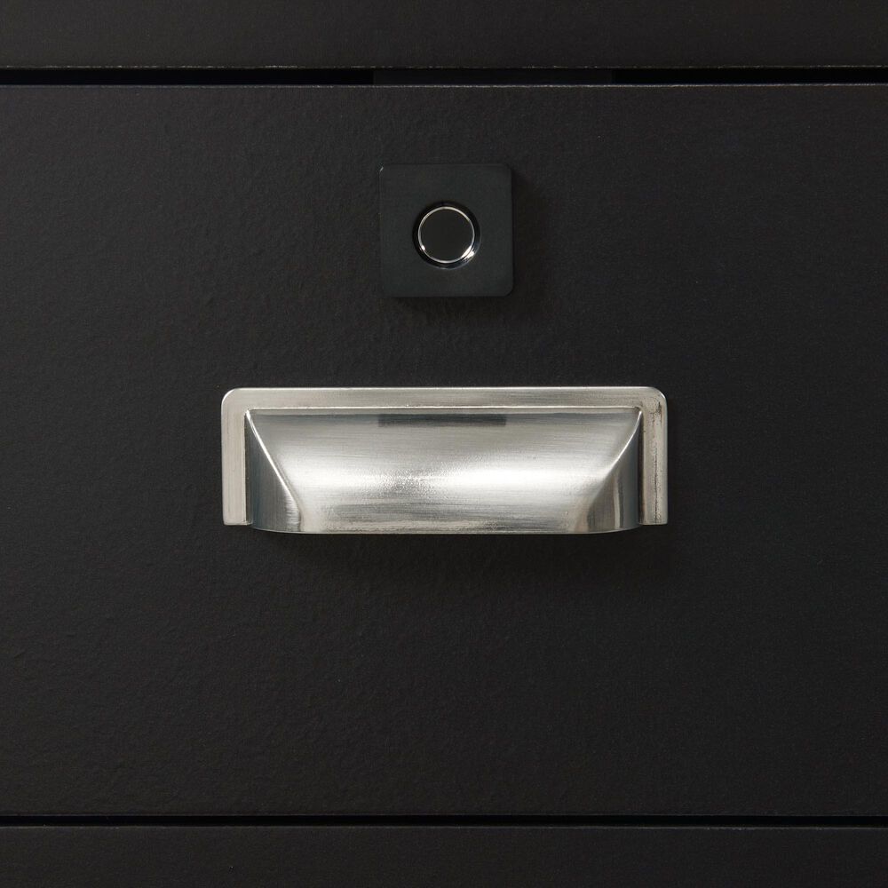 Mayberry Hill Rio 3-Drawer Nightstand in Black, , large