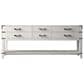 Lexora Home Norwalk 80" Double Bathroom Vanity in White Oak with White Quartz Top and Rectangular Sinks, , large