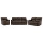 Ashley Leesworth 3-Piece Power Reclining Living Room Set in Dark Brown, , large