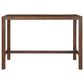 HOMLUX 5-Piece Patio Bar Set with 52" Rectangular Mocha Table in Beige, , large