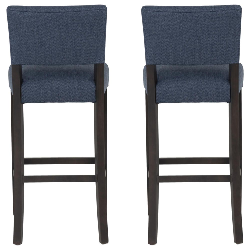 Linon Home Decor Koda Bar Stool in Rich Brown (Set of 2), , large