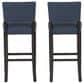 Linon Home Decor Koda Bar Stool in Rich Brown (Set of 2), , large