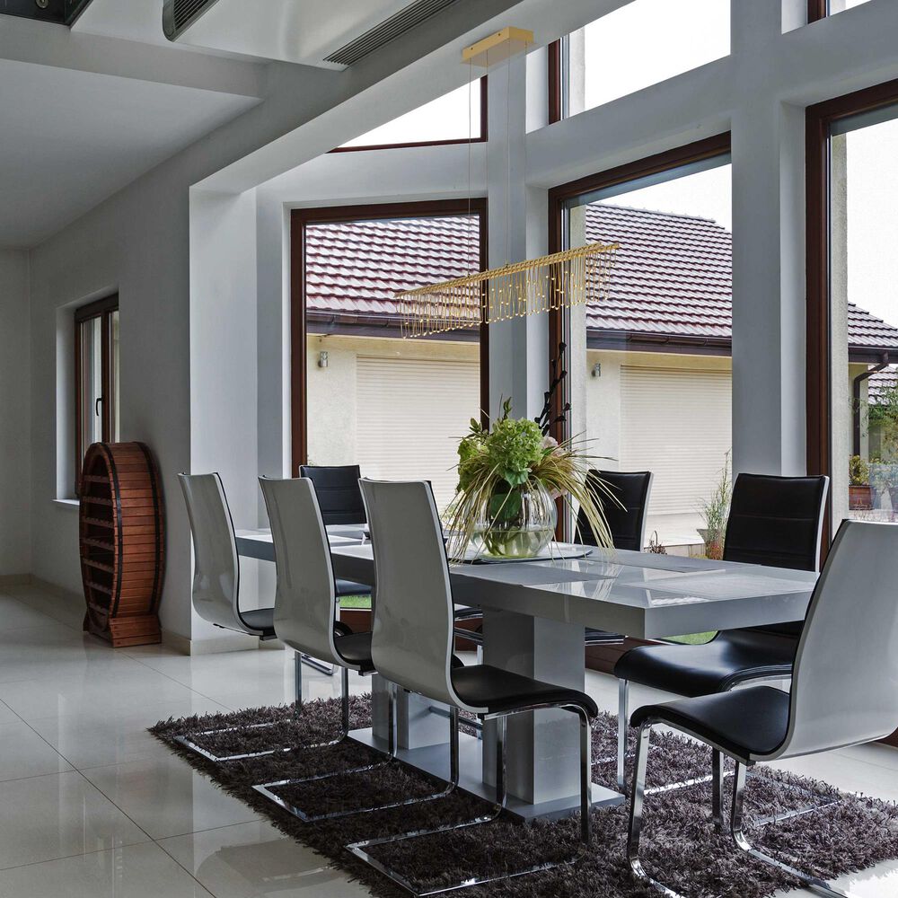 Golden Lighting Lucerna 48" 1-Light LED Linear Pendant in Gold, , large