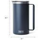YETI Rambler 64 Oz Pitcher in Ultramarine Violet, , large