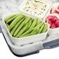 Progressive SnapLock Party Carrier with Ice Tray Lid and Dip Bowl in Clear, , large